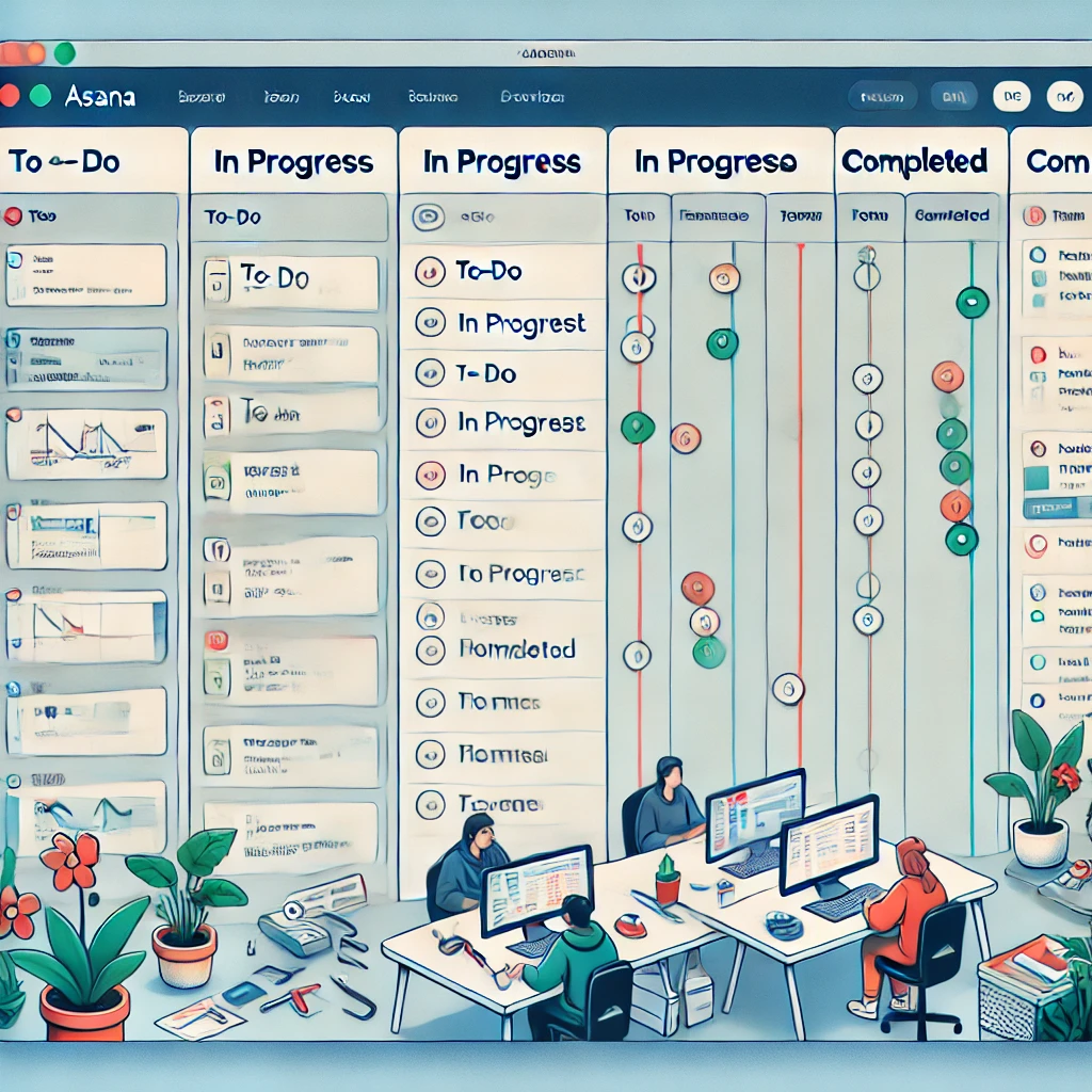 Asana task management screenshot